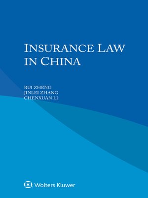 cover image of Insurance Law in China